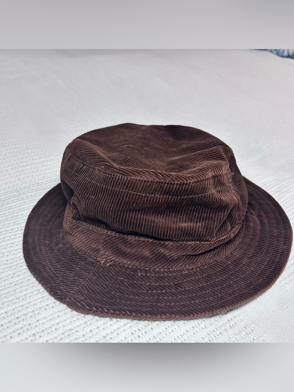 Vintage Brown Corduroy Bucket Hat Men’s Medium Cotton By Chromatics